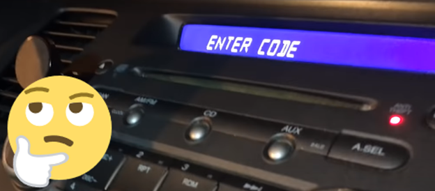 Honda Radio Enter Code